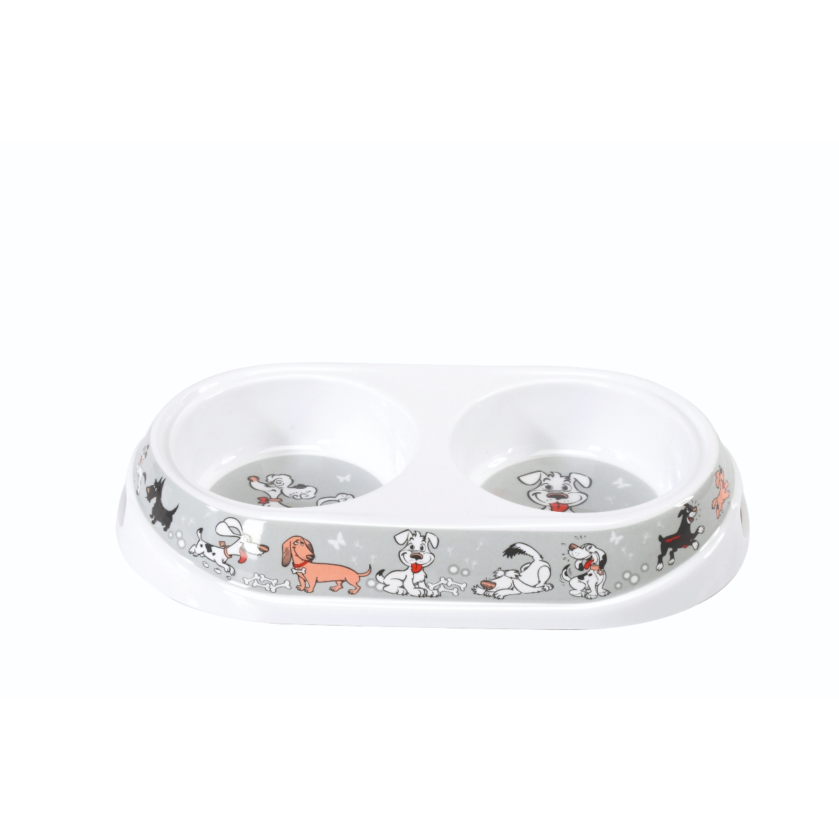 Camon Melamine Double Bowl-Dog-2X500