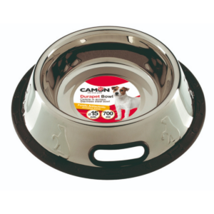 Camon Anti-Spill Steel Bowl- 1500Ml