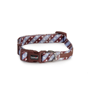 Camon Adjust.Collar-Twill Dot Purple- (15X300~400Mm)