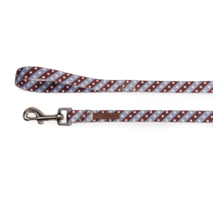 Camon Dog Leash-Twill Dot Purple-15X1200Mm
