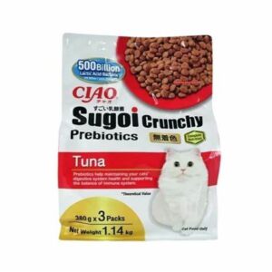 Inaba Ciao Sugoi Crunchy Tuna Flavor Plus Prebiotics