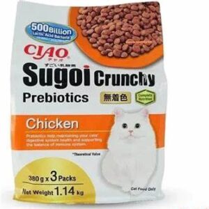 Inaba Ciao Sugoi Crunchy Chicken Flavor Plus Prebiotics