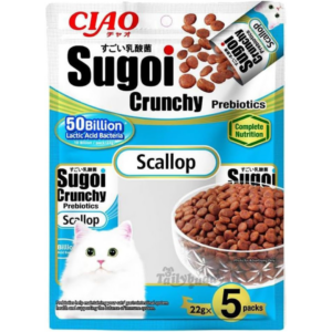 Inaba Ciao Sugoi Crunchy Scallop Flavor Plus Prebiotics