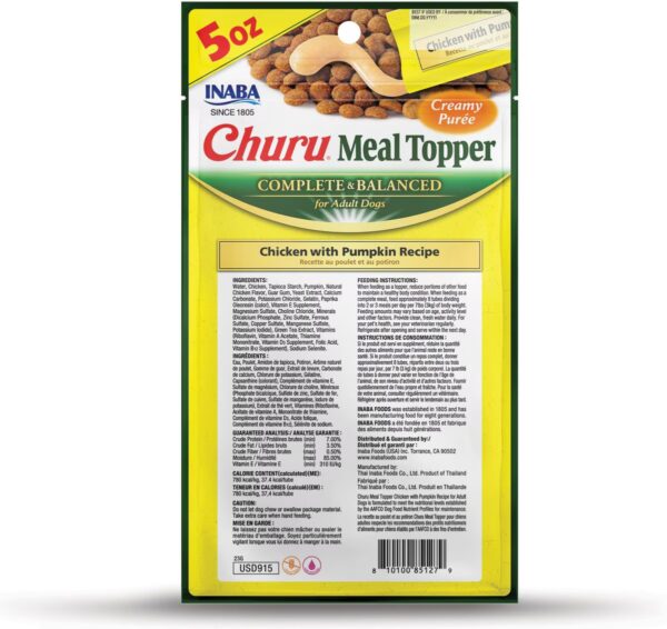 Inaba Dog MEGA Churu Chicken with Pumpkin Recipe