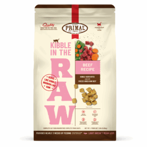 Primal Kibble in the Raw Cat Food - Beef Recipe - 1.5 lb