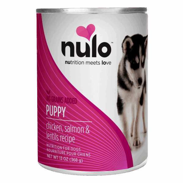 Nulo Puppy Grain-Free Chicken, Salmon, & Lentils 13 oz Can