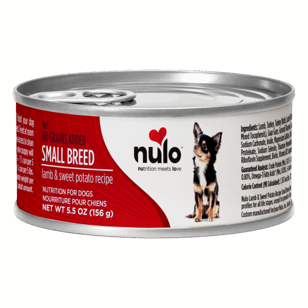 Nulo Small Breed Dog Grain-Free Lamb & Sweet Potato 5.5 oz Can