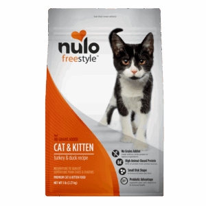 Nulo FreeStyle Cat & Kitten Grain-Free Turkey & Duck 5LB Bag