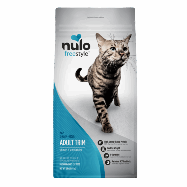 Nulo FreeStyle Adult Trim Cat Grain-Free Salmon & Lentils 2LB Bag