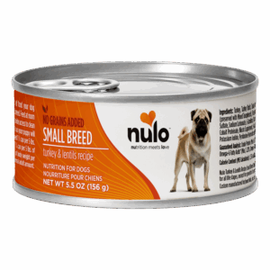 Nulo Small Breed Dog Grain-Free Turkey & Lentils 5.5 oz Can