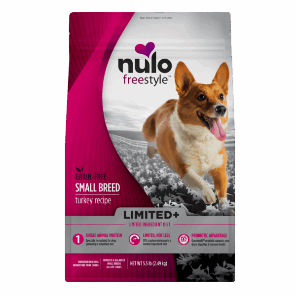 Nulo FreeStyle Limited+ Small Breed Dog Turkey 5.5LB Bag