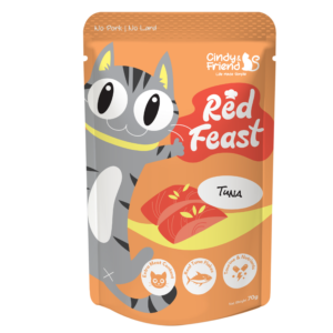 Cindy & Friends Red Feast Tuna Complete & Balanced Wet Cat Food Pouch, 70g